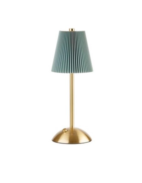 Lampada da Tavolo Led Usb, Verde Romantica Atmosfera Ø11,5x30h cm