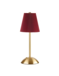 Lampada da Tavolo Led Usb, Bordeaux Romantica Atmosfera Ø11,5x30h cm