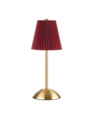 Lampada da Tavolo Led Usb, Bordeaux Romantica Atmosfera Ø11,5x30h cm