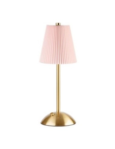 Lampada da Tavolo Led Usb, Rosa Romantica Atmosfera Ø11,5x30h cm