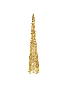 Albero conico 150H con 1440 Led Medio Sinfonia D'Oro Ø30x150h cm
