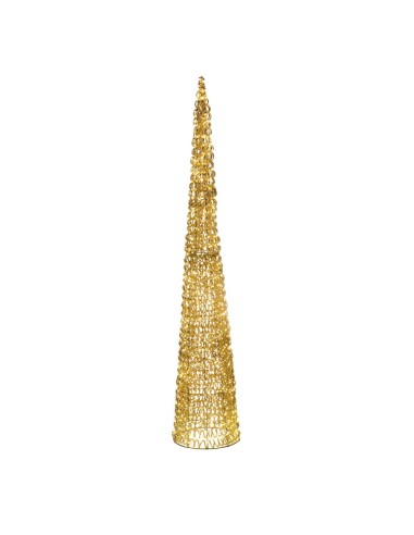 Albero conico 150H con 1440 Led Medio Sinfonia D'Oro Ø30x150h cm