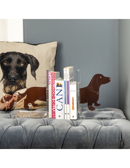 Vesta Home - Reggilibro Vestotto·marrone·31 X 10 X 20 H Th. Body 5 Mm Th. Structure 8 Mm