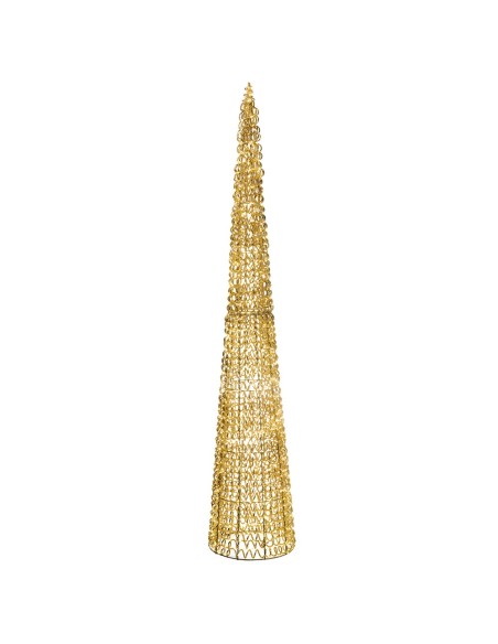 Albero conico 180H con 1800 Led Grande Sinfonia D'Oro Ø35x180h cm