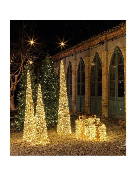 Pacco Piccolo con 600 Led Regali Preziosi 30x30x36h cm