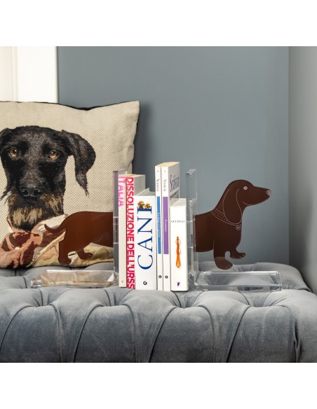 Vesta Home - Reggilibro Vestotto·marrone·31 X 10 X 20 H Th. Body 5 Mm Th. Structure 8 Mm