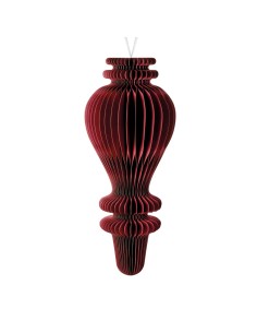 Decorazione da Appendere Bordeaux Magie Sospese Ø34x80h cm