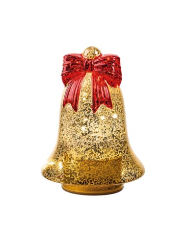 Campanella con Led e Movimento Christmas Carousel Ø15x21h cm