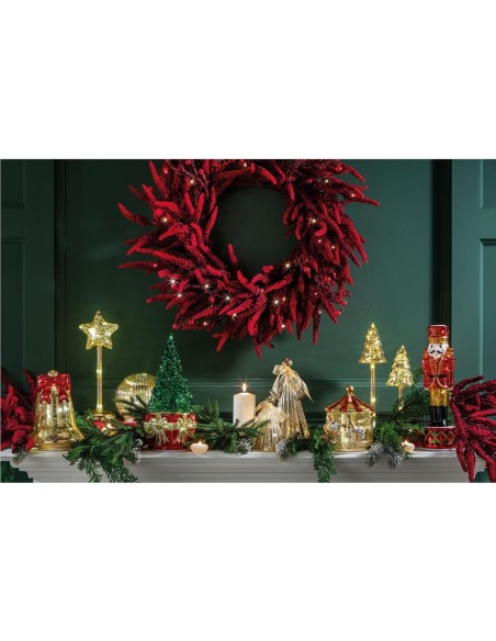 Campanella con Led e Movimento Christmas Carousel Ø15x21h cm