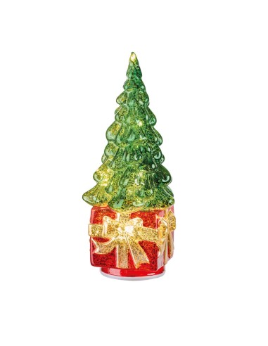 Albero con Led e Movimento Christmas Carousel 12,5x12,5x31h cm