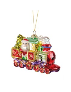 Pendente Locomotiva Gioioso Natale 12x4x7h cm