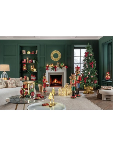 Pendente Locomotiva Gioioso Natale 12x4x7h cm
