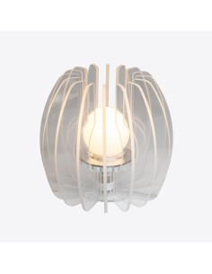 Vesta Home - Lampada Piccola - Iride·trasparente·ø15 X 24 H Cm Th. 5 Mm