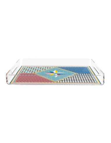 Vesta Home - Vassoio Piccolo Decor·foulard·32 X 22 X 3,5 H Th. 4 Mm