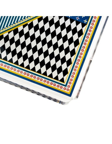 Vesta Home - Vassoio Piccolo Decor·foulard·32 X 22 X 3,5 H Th. 4 Mm