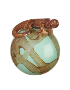 Sfera Geco con Leds cm 17x17,5x21h