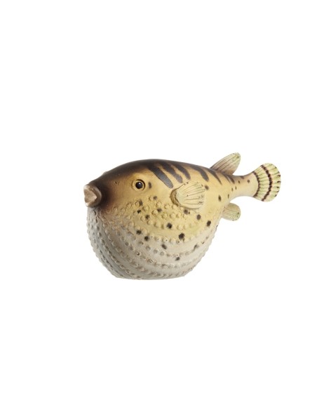 Pesce Palla Tetradonte Decorativo 25x12x13h