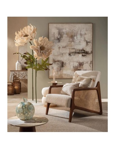 Fiore decorativo con base 155h - Dalia