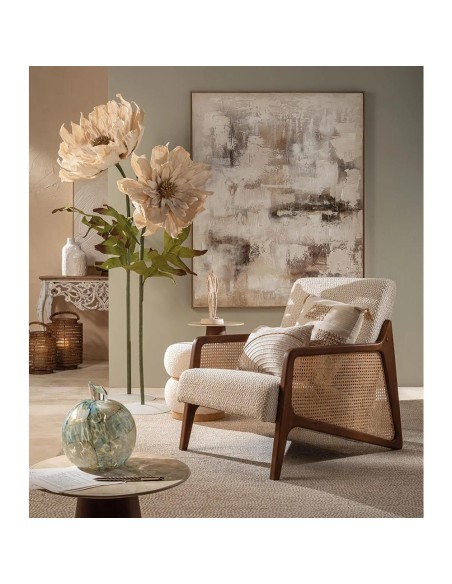 Fiore decorativo con base 155h - Dalia
