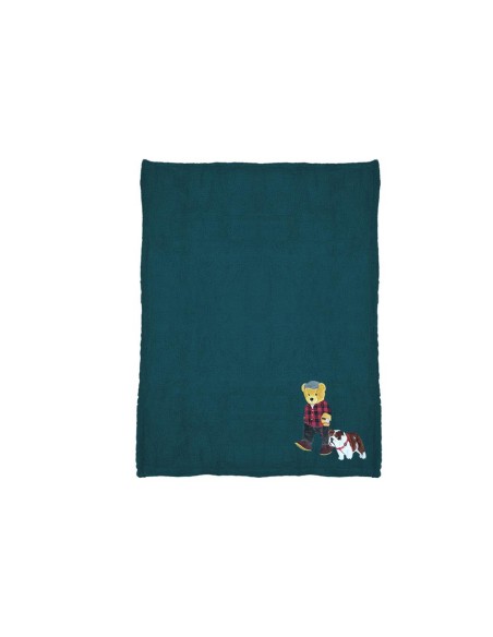 Plaid morbidotto sleep 150x200 disegno Teddy e Briciola