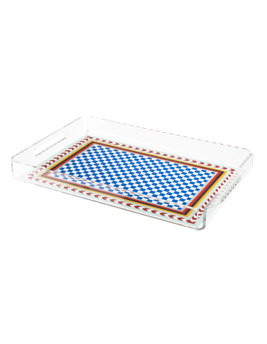 Vesta Home - Vassoio Piccolo Decor·rainbow·32 X 22 X 3,5 H Th. 4 Mm