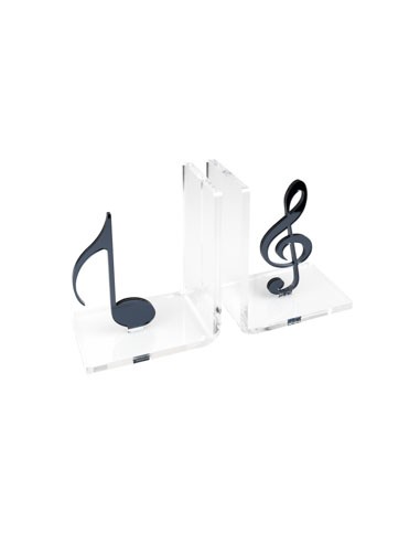 Vesta Home - Reggilibro Musica·blu·31 X 10 X 20 H Th. Body 5 Mm Th. Structure 8 Mm