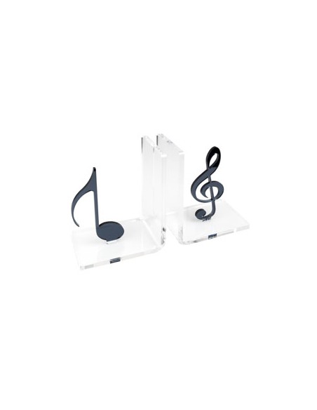 Vesta Home - Reggilibro Musica·blu·31 X 10 X 20 H Th. Body 5 Mm Th. Structure 8 Mm