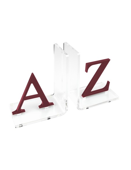 Vesta Home - Reggilibro Letters·vinaccia·31 X 10 X 20 H Th. Body 8 Mm Th. Structure 10 Mm