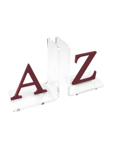 Vesta Home - Reggilibro Letters·vinaccia·31 X 10 X 20 H Th. Body 8 Mm Th. Structure 10 Mm