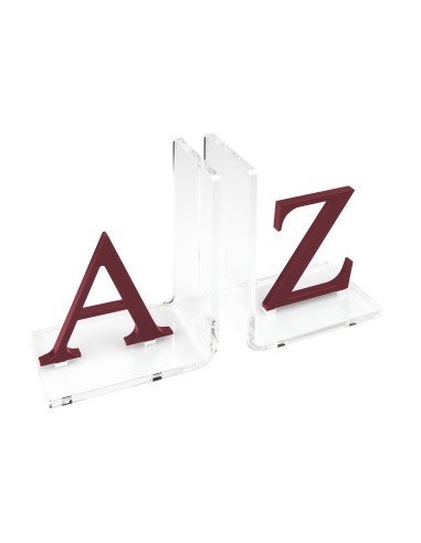 Vesta Home - Reggilibro Letters·vinaccia·31 X 10 X 20 H Th. Body 8 Mm Th. Structure 10 Mm