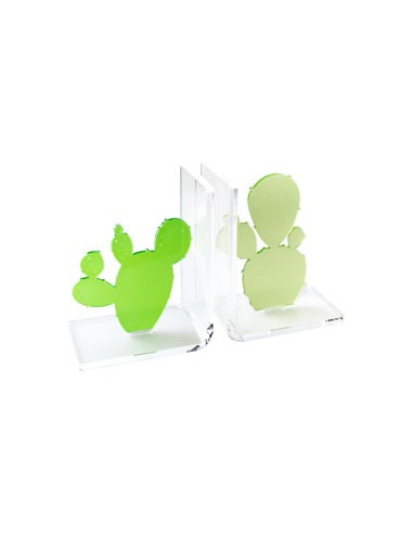 Vesta Home - Reggilibro Cactus·verde·31 X 10 X 20 H Th. Body 5 Mm Th. Structure 8 Mm