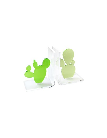 Vesta Home - Reggilibro Cactus·verde·31 X 10 X 20 H Th. Body 5 Mm Th. Structure 8 Mm