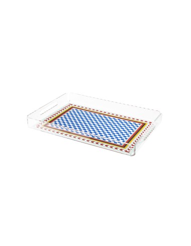 Vesta Home - Vassoio Piccolo Decor·rainbow·32 X 22 X 3,5 H Th. 4 Mm
