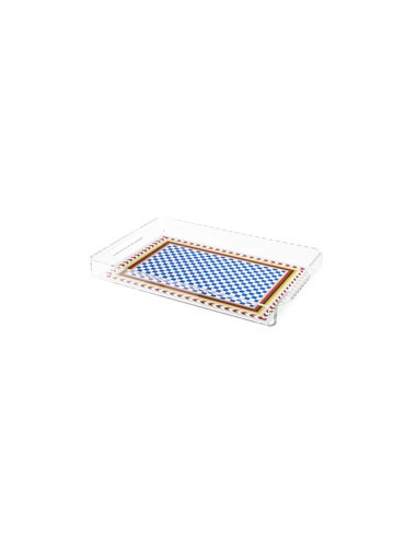 Vesta Home - Vassoio Piccolo Decor·rainbow·32 X 22 X 3,5 H Th. 4 Mm