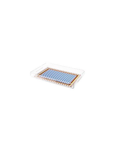 Vesta Home - Vassoio Piccolo Decor·rainbow·32 X 22 X 3,5 H Th. 4 Mm