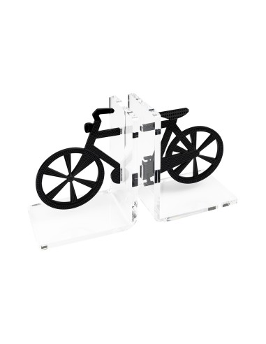 Vesta Home - Reggilibro Bicicletta·nero·31 X 10 X 20 H Th. Body 5 Mm Th. Structure 8 Mm
