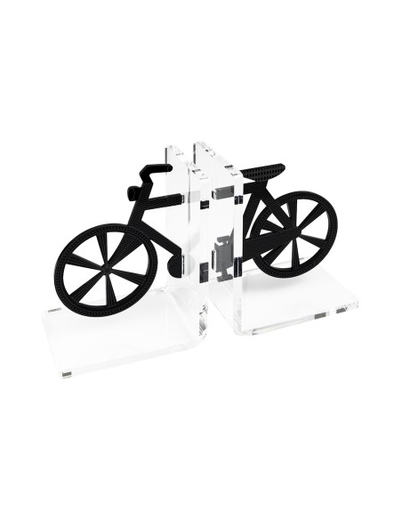 Vesta Home - Reggilibro Bicicletta·nero·31 X 10 X 20 H Th. Body 5 Mm Th. Structure 8 Mm