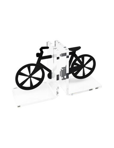 Vesta Home - Reggilibro Bicicletta·nero·31 X 10 X 20 H Th. Body 5 Mm Th. Structure 8 Mm