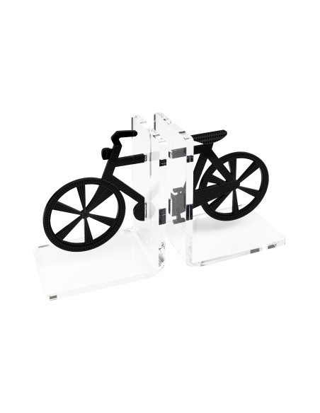 Vesta Home - Reggilibro Bicicletta·nero·31 X 10 X 20 H Th. Body 5 Mm Th. Structure 8 Mm