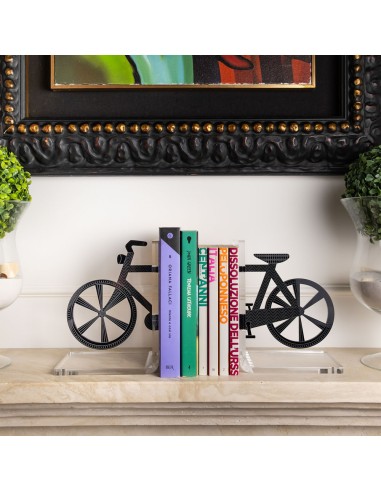 Vesta Home - Reggilibro Bicicletta·nero·31 X 10 X 20 H Th. Body 5 Mm Th. Structure 8 Mm