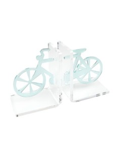 Vesta Home - Reggilibro Bicicletta·acquamarina·31 X 10 X 20 H Th. Body 5 Mm Th. Structure 8 Mm 2