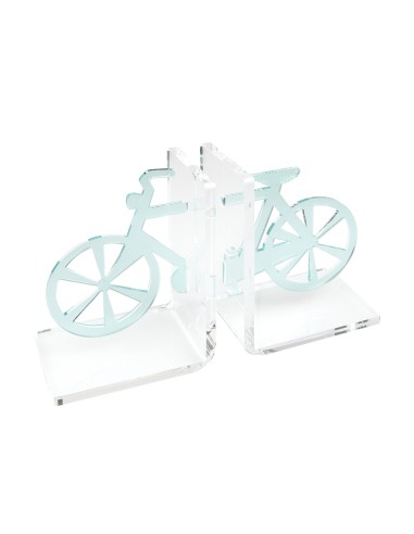 Vesta Home - Reggilibro Bicicletta·acquamarina·31 X 10 X 20 H Th. Body 5 Mm Th. Structure 8 Mm
