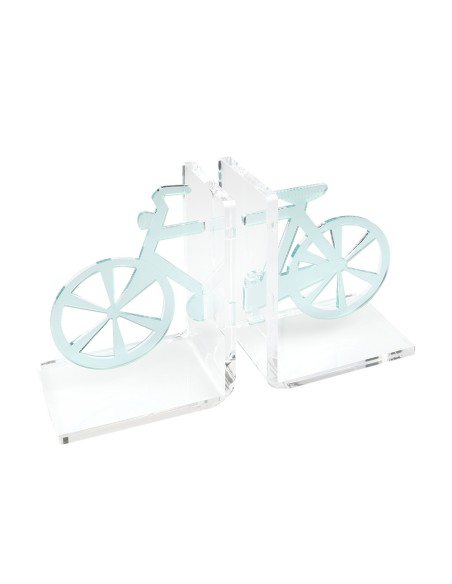 Vesta Home - Reggilibro Bicicletta·acquamarina·31 X 10 X 20 H Th. Body 5 Mm Th. Structure 8 Mm