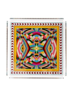Vesta Home - Vuotatasche Decor·rainbow·17,2 X 17,2 X 2,5 H Th. 3 Mm 2