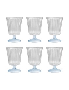 Vesta Home - Set 6 Bicchieri Ginevra·trasparente·ø8,5 X 12,5 H Cm Th. 4 Mm 2