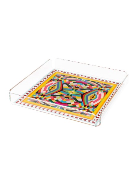 Vesta Home - Vuotatasche Decor·rainbow·17,2 X 17,2 X 2,5 H Th. 3 Mm