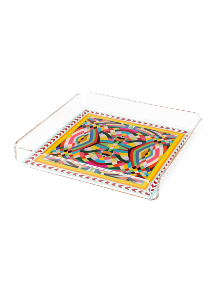 Vesta Home - Vuotatasche Decor·rainbow·17,2 X 17,2 X 2,5 H Th. 3 Mm