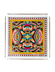 Vesta Home - Vuotatasche Decor·rainbow·17,2 X 17,2 X 2,5 H Th. 3 Mm