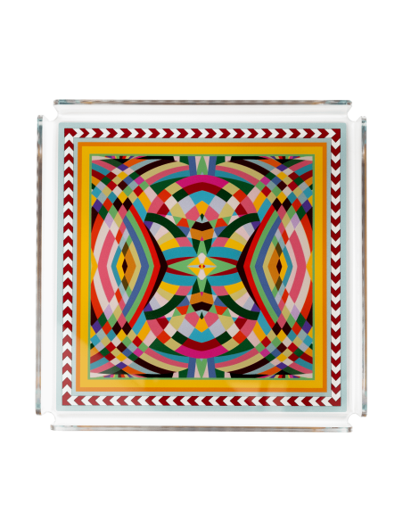 Vesta Home - Vuotatasche Decor·rainbow·17,2 X 17,2 X 2,5 H Th. 3 Mm