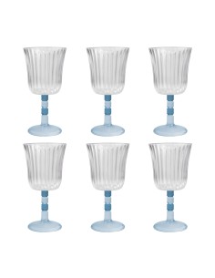 Vesta Home - Set 6 Calici Ginevra·trasparente·ø8,5 X 17 H Cm Th. 4 Mm 2